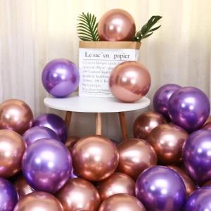 Happy New Year Balloon Garland Arch Kit Purple Latex Balloons Happy New Year Foil Balloon Banner for New Years Eve Party Decoration