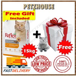 Reflex Cat Food 15kg Makanan Kucing 猫粮 猫饼 Cat Dry Food