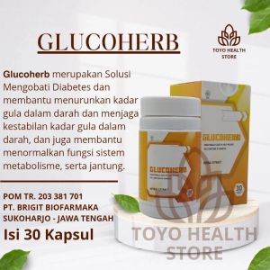 Glucoherb Original Obat Diabetes Kencing Manis Stabilkan Gula Darah