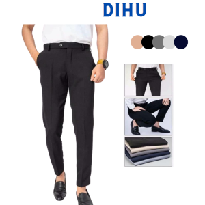 [3-5/8 Hoàn Tiền 25%]Quần âu nam Quần tây nam Hàn quốc Chất liệu cotton co dãn Không bai xù  Chất lượng dự tiệc đi học đi chơi dihu
