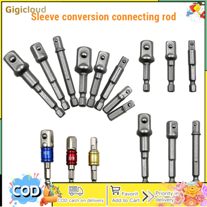 12-teiliger Schlagbohrer Adapter-Set – 1/4", 3/8", 1/2" Antriebe, Chrom-Vanadium-Stahl