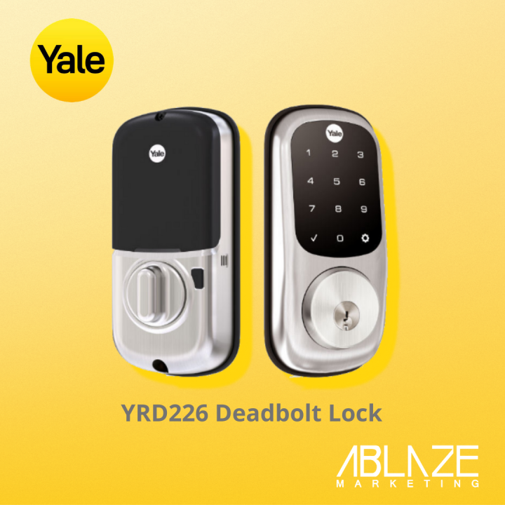 Yale YRD226 Touchscreen Deadbolt Digital Door Lock Lazada PH
