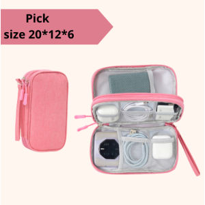 Portable Power Bank & Hard Drive Pouch - Multi-functional Charging BankDrive Case Earphone Cable Dustproof Protector