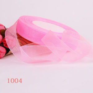 2CM 45M LACE Ribbon Riben Gift Satin Organza Flower Bouquet Roll Happy Birthday