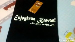 Kaos Custom Glow In The Dark (Nyala dalam Gelap) tangan panjang