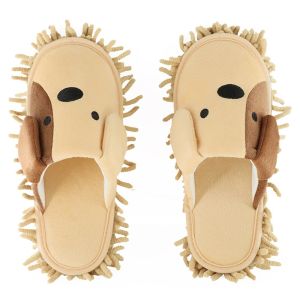 LAOO ใช้ซ้ำได้ รองเท้าแตะไม้ถูพื้น ล้างทำความสะอาดได้ นุ่มนุ่มๆ รองเท้าแตะทำความสะอาดพื้น รองเท้าใส่ในบ้าน เปิดนิ้วเท้าเปิด รองเท้าแตะขัดพื้น ใช้ได้ทุกเพศ