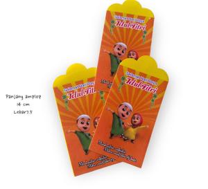 isi 20 pcs AMPLOP ANGPAO LEBARAN IDUL FITRI LUCU AMPAU motif kartun