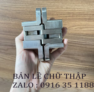 Bản lề chữ thập INOX304 hàng loại 1 - bản lề giấu khuôn cửa dùng cho cửa đi bàn gập giường gập dày dặn sáng bóng