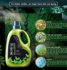 TEA POWER- NƯỚC GIẶT QUẦN ÁO TEA POWER NATURAL 2300ML (Lành tính- Hữu cơ - An toàn cho trẻ)