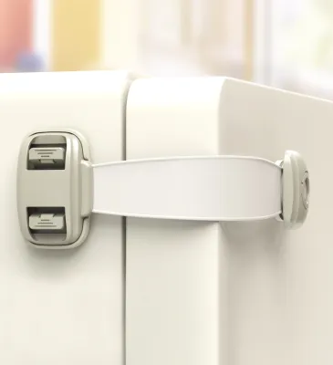 NIKO Baby Safety Lock Child Proof Fridge Cabinet Door Lock Refrigerator Lock Door Stopper Freezer No Drilling Adhesive Drawer Cupboard for Toddlers