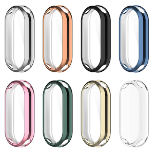 Khung nhựa TPU miếng bảo vệ màn hình cho ban nhạc 10 Smartwatch dây đeo cổ tay Phụ kiện vỏ bọc bảo vệ