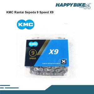 KMC Rantai Sepeda 9 Speed X9 Bicycle Chain MTB Road Bike Sepeda Lipat Stainless