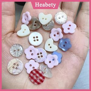 Heabety  10 cái ngẫu nhiên DIY scrapbooking dễ thương may nút quần áo phụ kiện
