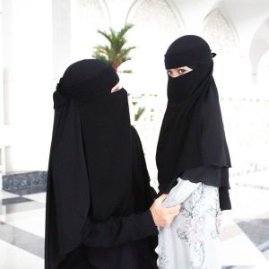 Cadar Anak 2 Layer Model Bandana Tidak Ada Jahitan Bawah Mata / Niqab Bisa Bolak Balik Lucu