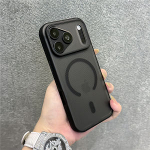 Original Dot‑Textured Non‑Slip Grip Magnetic Case For iPhone 18Pro 17 16 17Pro Max For Magsafe Wireless Charging Hard Cover