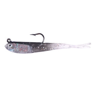 1pcs 8cm/5g Luminous Simulation Prawn Soft Shrimp Floating Shaped Worn Fake lure Hook Isca Fishing Lure Artificial Bait pancing