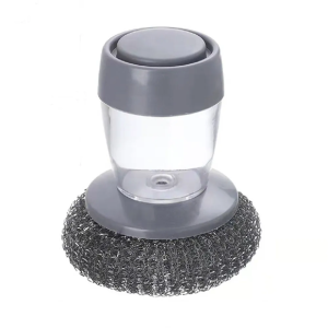 Kitchen dishwashing brush cleaning brush automatic soap liquid adding a pot to the kitchen accessories of the kitchen accessories
