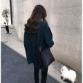 CJWT-02D TINO TINO WOMEN BLOUSE KOREAN TOP LONG SLEEVES DRAPERY BOTTOM / KEMEJA WANITA POLOS LENGAN PANJANG KASUAL. 