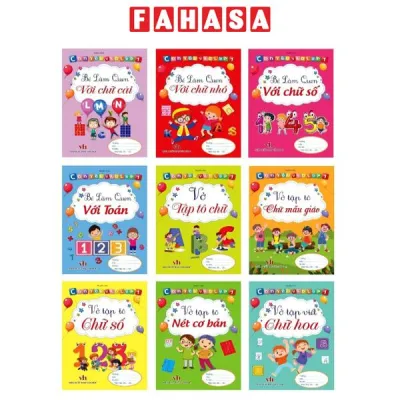 Fahasa - Sách - Bộ Sách Con Yêu Vào Lớp 1 (Bộ 9 Cuốn)