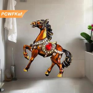【PCWFKef】 Men ngựa trâm cài cho phụ nữ động vật pins Casual Đảng phụ kiện thời trang mới quà tặng bạn bè trang trí
