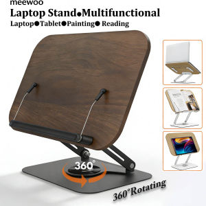 Meewoo Laptop Stand 360Rotating Aluminum Alloy Adjustable Laptop Stand Tablet Stand for 10-17inch