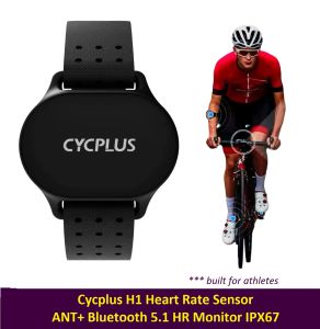 Dây Đo Nhip Tim Đeo Tay Cycplus H1 ANT+ Bluetooth 5.1 HR Monitor IPX67 Tương Thích Strava Garmin Bryton Cho VĐV Thể Thao
