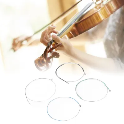 Violin String 3 Set 12Pcs Fine Workmanship Copper Alloy Violin String Replacement Excellent Tone Professional Easy To Install for 1/2