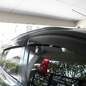 Ford EcoSport 2013-22 Black Rain Guard Door Visor Window Gutter