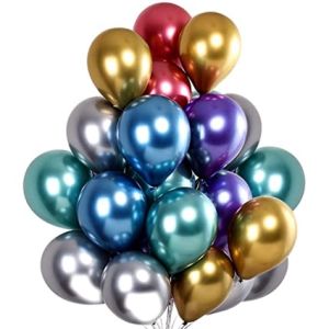 50pcs 12 Chrome Latex Colorful Balloon Set for Party Belon Malaysia "/5"