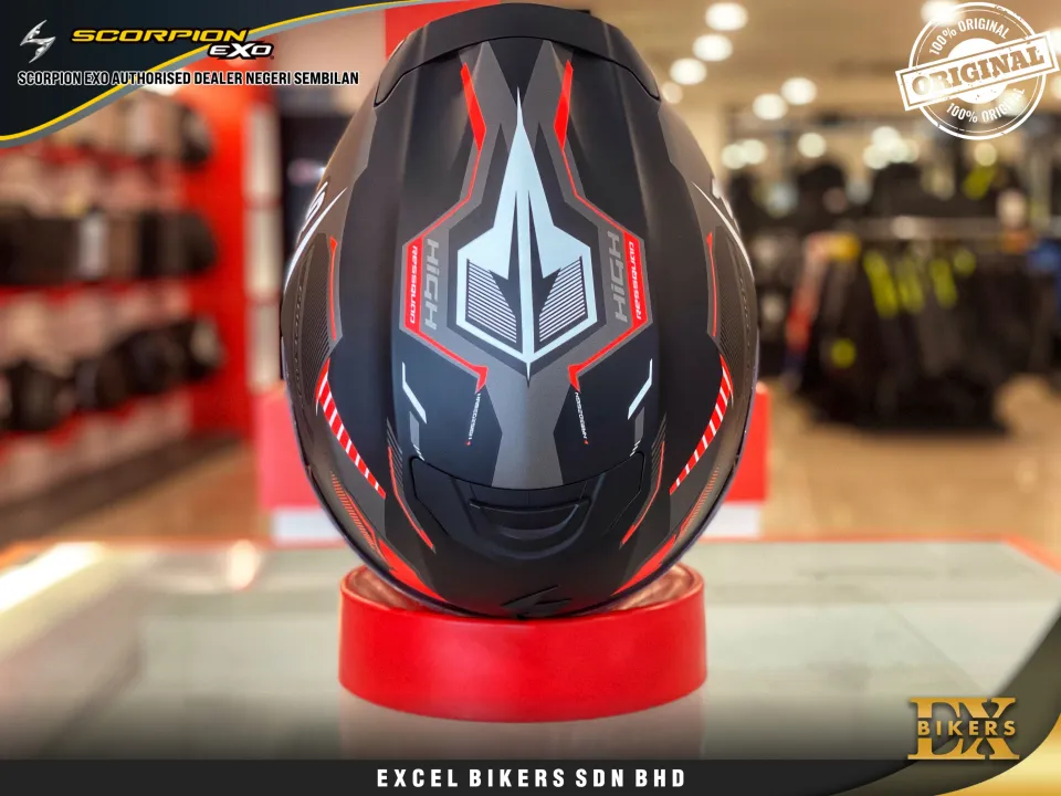 SCORPION EXO-391 FULL FACE HELMET MATT BLACK