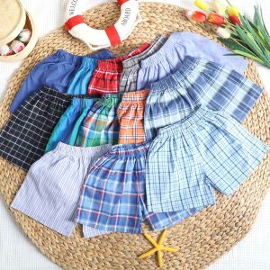 Combo 5 Quần đùi kate cho bé traibé gáiquần mặc nhà quần mặc ngủ 6kg-29kg.QL10.SUKAKIDS