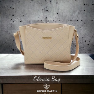 Tas Wanita Warna Krem Cream Series Selempang Sophie Martin Paris Terbaru  Oceane Kathelyn Sling