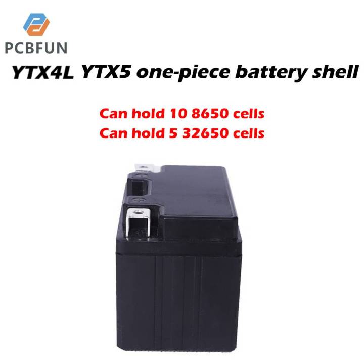 pcbfun YTX4L/YTX5 12V4ah YTX7 12V7-1A Hộp Gắn Pin Lithium Bảo Vệ Bằng ...