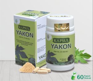 Kapsul Yakon Daun Inisulin Obat Herbal Diabetes untuk Membantu Menurunkan Gula Darah Alami Original