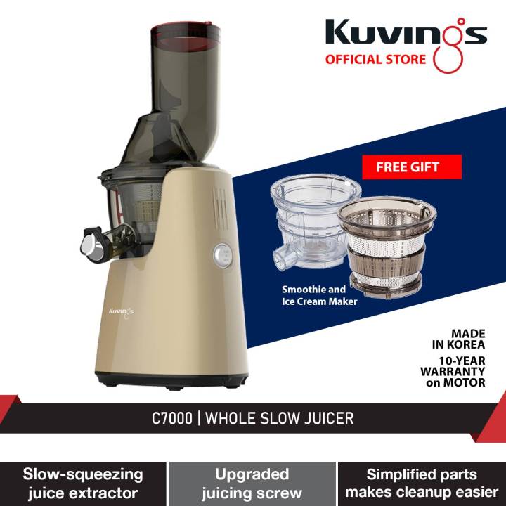 Kuvings C7000 Whole Slow Juicer with Dual Feeding Chute for Cold Press
