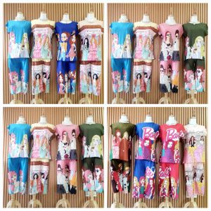 lory Casual  Pang Alis Tao Tao Top and  3/4 Pants Set Terno Co Ordinates  - fits XS to large - napaka gandang quality - pang alis - good quality - super kapal ng tela - trending  - 100 percent cotton - mall quality - Top pick  - madaling maubos - trending