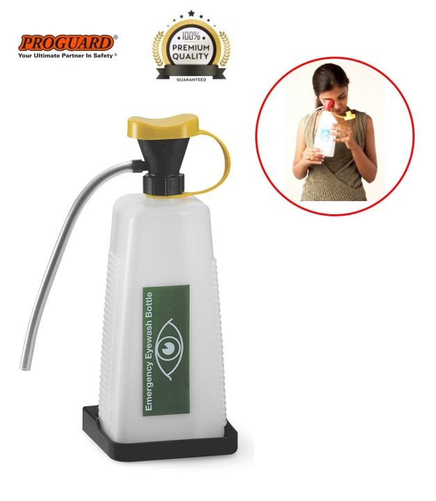 500ml Durable Emergency Squeeze Polyethylene Eyewash Bottle 1L
