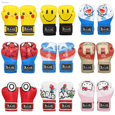 RAJA child boxing gloves cartoon boxing gloves fight Sanda fighting Muay Thai boxing training gloves