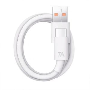 7A สาย USB ชนิด C 66วัตต์ชาร์จเร็วมากสายสำหรับ Huawei เมท40 30 P30 P40โปร Xiaomi Samsung ที่ชาร์จไฟรวดเร็ว USB สายข้อมูลสายชาร์จ