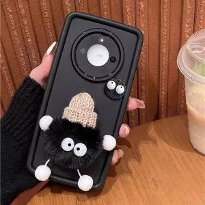 Phone Case Honor X9C Smart 5G Stylish 3D Cute Plush Casing Lens Protection Shockproof Silicone Soft Cover 2025