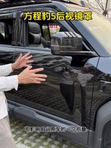 Kail For Denza B5 Fangchengbao Bao 5 2023~2026 2024 2025 Carbon Fiber Car Rearview Mirror Cover Anti-scratch Modification Accessories 9T1N6