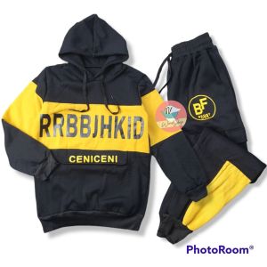 ชุดเด็ก ชุดกันหนาวเด็ก RRBBJHKID ผ้าสำลี เนื้อหนา นุ่ม สุดเท่ (KD258)