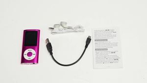 MP3 Player Support Memory Card Up to 64GBPortable Lossless Sound 1.8 inch HD Screen Music Player Support Voice Recorder with Headphone for Sport Running Walking