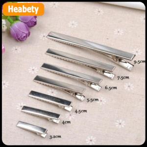 【2-3 days delivery】 50PCS Fashion Silver Flat Metal Hair Clips Prong Flat Hair Clips Metal Hairpin