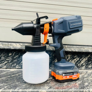 Máy Phun Sơn Pin STARKER Chân Pin Phổ Thông Chỉnh Được Tia Phun