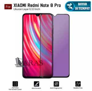 tg anti blue light xiaomi redmi note 8 pro anti sinar radiasi tempered glass pelindung layar anti gores full screen