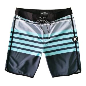 Men‘s Bermuda BoardShorts 4-Way Elasticity Waterproof Beach Surf Shorts Quick-dry GYM Fitness Board Shorts Beach Surf Pants