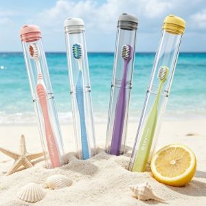LZHDP MALL Transparent Toothbrush Storage Box Mini Minimalist Toothbrush Holder Portable Dust-proof Toothbrush Protectors Travel