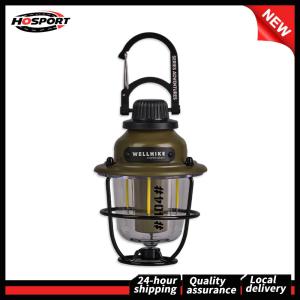 【HOSPORT】 LED Emergency Tent Light Stepless Dimming Portable Ambient Lights Type-C Rechargeable 30h Max Runtime for Outdoor Garden Street Path Lawn