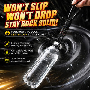 Mountaineering Water Bottle Portable Hook Practical Carabiner Outdoor Climbing Bottle Buckle Backpack Bottle Clip